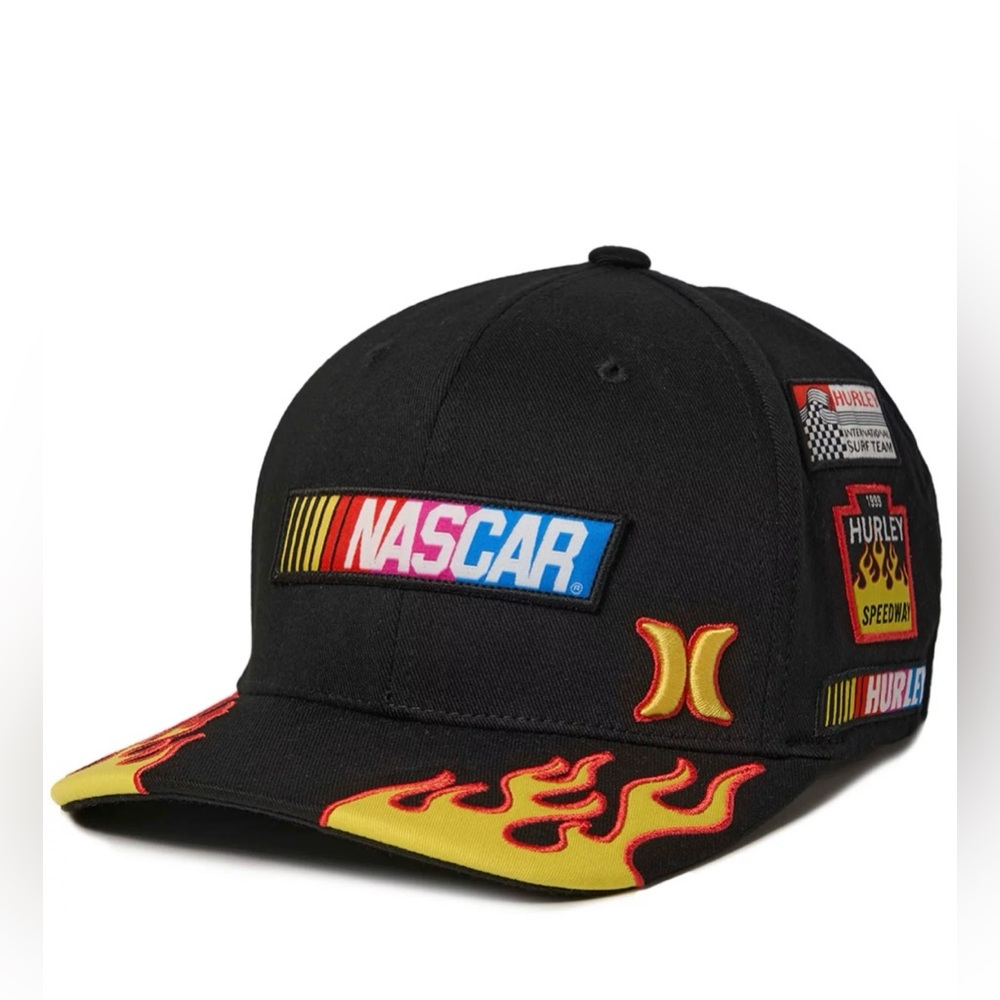 Hurley Men's NASCAR Stretch Fitted Hat S/M